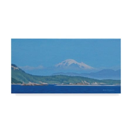 Ron Parker 'Mt Baker' Canvas Art,12x24